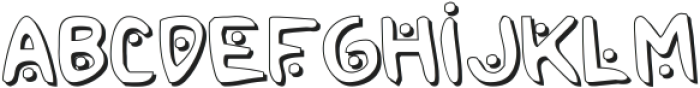 2Toon2 Shadow ttf (400) Font LOWERCASE