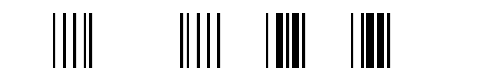 3 of 9 Barcode Font OTHER CHARS