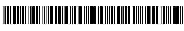 3 of 9 Barcode Font UPPERCASE