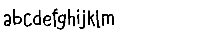 3 AM Scribbles Bouncing FONT