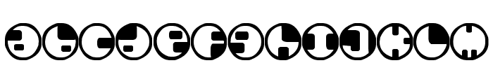 360 Font LOWERCASE