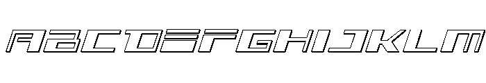 3AGLE 3D Italic FONT