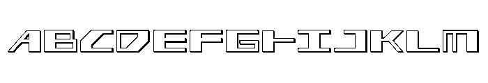 3AGLE 3D Font UPPERCASE