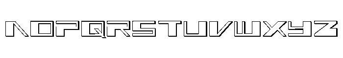 3AGLE 3D Font LOWERCASE