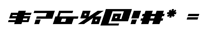 3AGLE Bold Italic Font OTHER CHARS