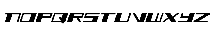 3AGLE Bold Italic Font UPPERCASE