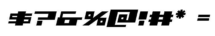 3AGLE Bold Semi-Italic Font OTHER CHARS