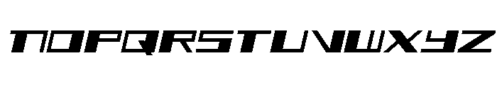 3AGLE Bold Semi-Italic Font UPPERCASE