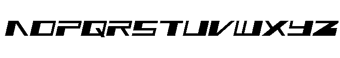 3AGLE Bold Semi-Italic Font LOWERCASE