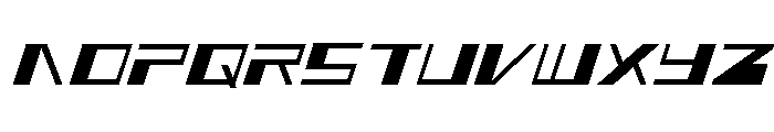3AGLE Condensed Italic Font LOWERCASE