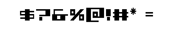 3AGLE Condensed Font OTHER CHARS