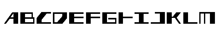 3AGLE Condensed Font UPPERCASE