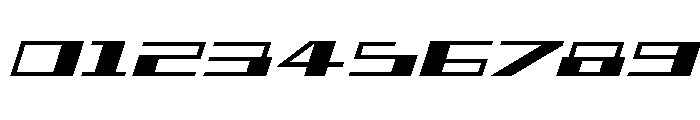 3AGLE Expanded Italic Font OTHER CHARS
