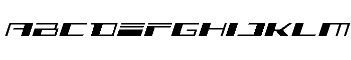 3AGLE Expanded Italic FONT