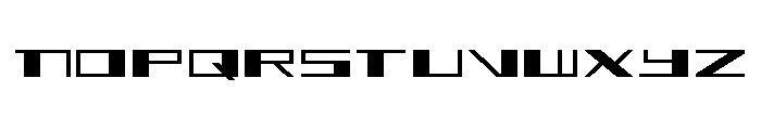 3AGLE Expanded Font UPPERCASE