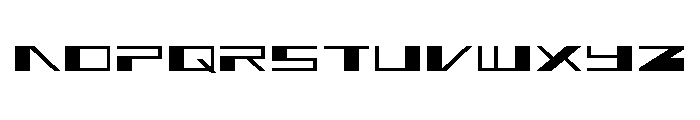 3AGLE Expanded Font LOWERCASE
