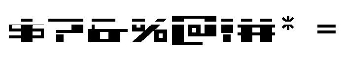 3AGLE Laser Font OTHER CHARS