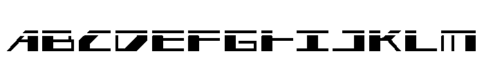 3AGLE Laser Font UPPERCASE