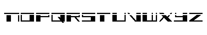 3AGLE Laser Font UPPERCASE