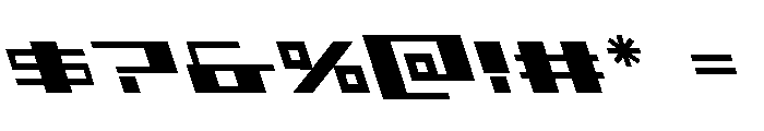3AGLE Leftalic Font OTHER CHARS