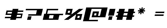 3AGLE Semi-Italic Font OTHER CHARS