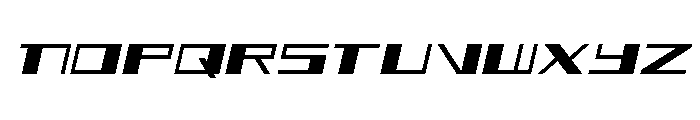 3AGLE Semi-Italic Font UPPERCASE