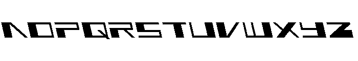 3AGLE Semi-Leftalic Font LOWERCASE