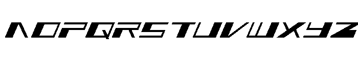 3AGLE Super-Italic Font LOWERCASE