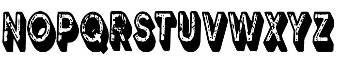 3D Grunge Studio Font UPPERCASE