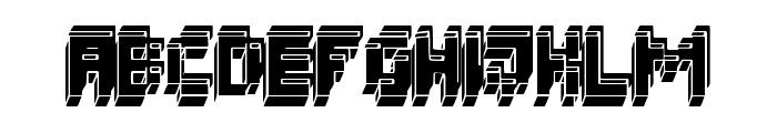 3d fatsche Font UPPERCASE