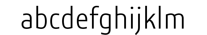 3ds-CondensedLight Font LOWERCASE