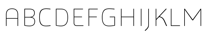 3ds-ExtraLight Font UPPERCASE