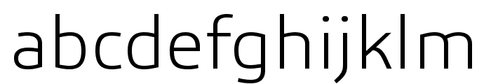 3ds-Light Font LOWERCASE