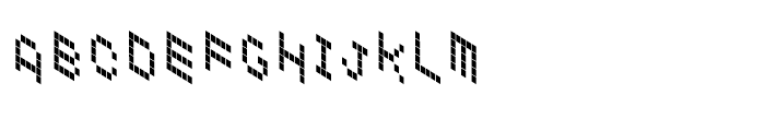 3D Techno Pixel Font UPPERCASE