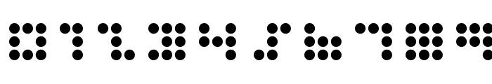 3x3 dots Bold Font OTHER CHARS