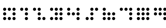3x3 dots Font OTHER CHARS