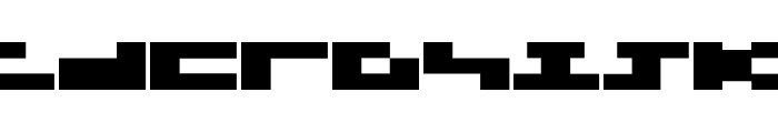 3x3-flat Font LOWERCASE