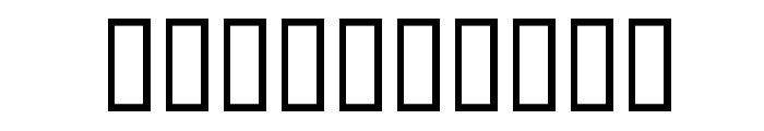 3x3-regular Font OTHER CHARS