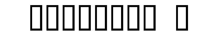 3x3-regular Font OTHER CHARS