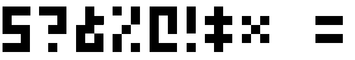 3x5 MT Pixel Font OTHER CHARS