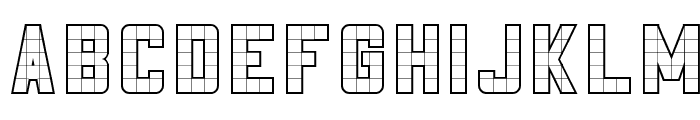 3x5  Outline Font LOWERCASE