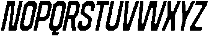 403 Code Fuzz Slant otf (400) Font UPPERCASE