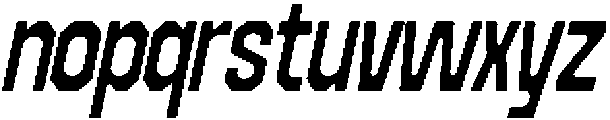 403 Code Fuzz Slant otf (400) Font LOWERCASE
