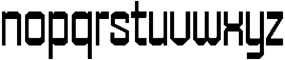 403 Creatus Narrow otf (400) Font LOWERCASE