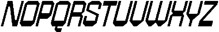 403 Creatus Slant otf (400) Font UPPERCASE