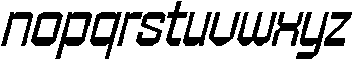 403 Creatus Slant otf (400) Font LOWERCASE