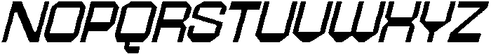 403 Creatus X Wide Slant otf (400) Font UPPERCASE
