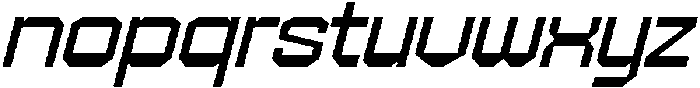 403 Creatus X Wide Slant otf (400) Font LOWERCASE