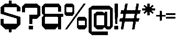 403 Creatus X Wide otf (400) Font OTHER CHARS