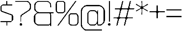 403 Edsonna Thin otf (100) Font OTHER CHARS